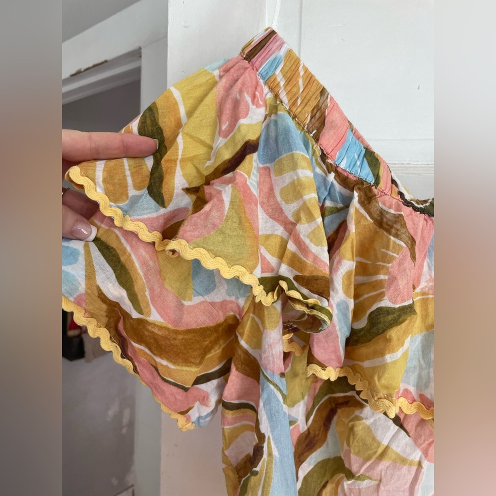 Floral Ruffle Two-Piece Skirt Set - Multicolor - Picture 5 of 16